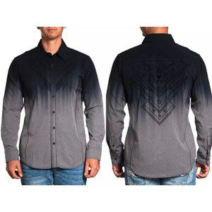 AMERICAN FIGHTER Men's Button Down Shirt CONTEXT